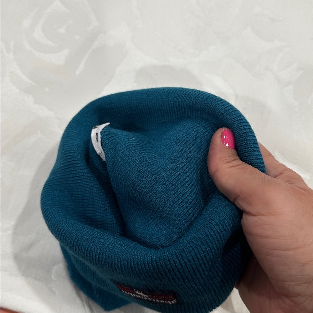 Abercrombie Kids Blue Beanie Hat - Picture 4 of 6